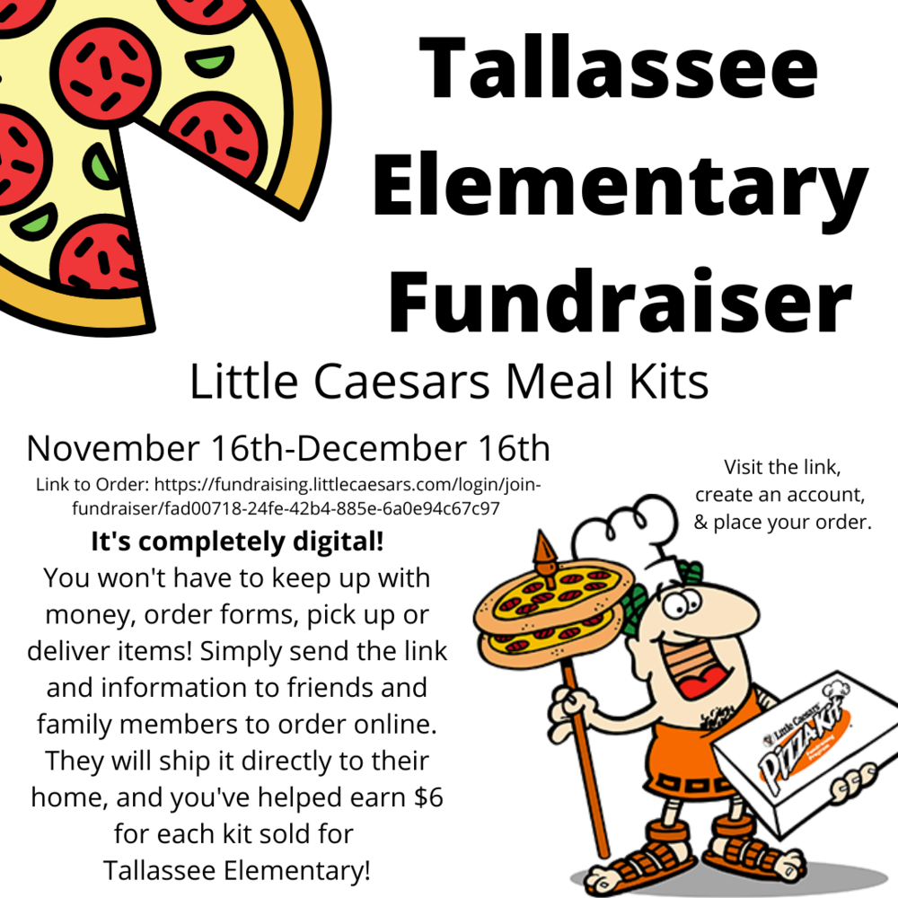 Little Caesars Fundraiser Tallassee Elementary School