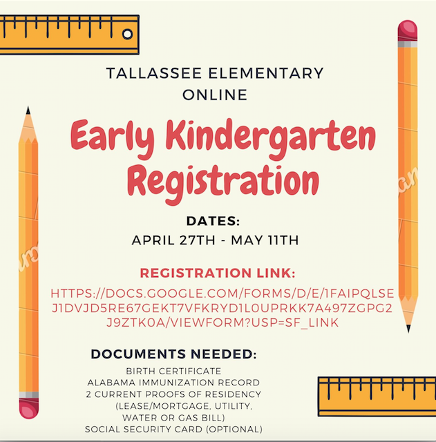 Early Kindergarten Registration 