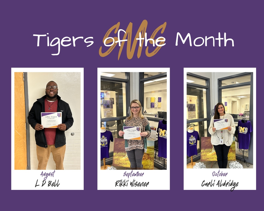 SMS Employees of the Month