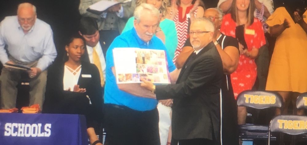James Bush honored with 2019 TIGER TRACKS dedication