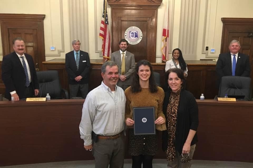 Athletes honored by Elmore County Commission