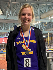 Baynes medals in track