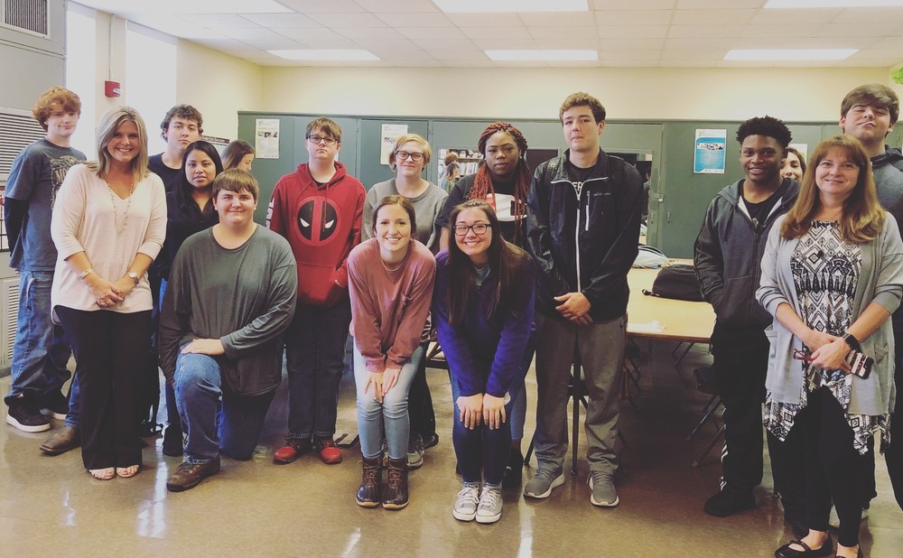 First Community visits THS
