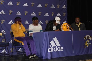 National Signing Day at THS for Truck Griffin
