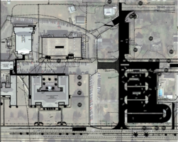 New Parking and street realignment at THS