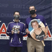 Macey Stewart is a State Champion swimmer again!