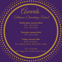 Awards Dates Set for TES