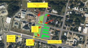 Student Car Rider Drop Off Locations