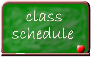 Class Schedule 2020-21