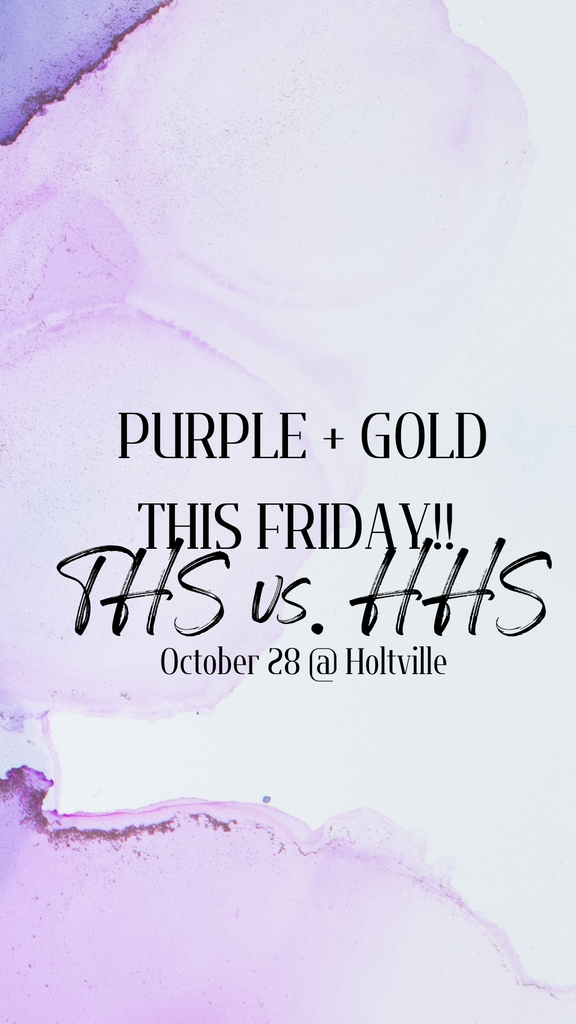 purple and gold day