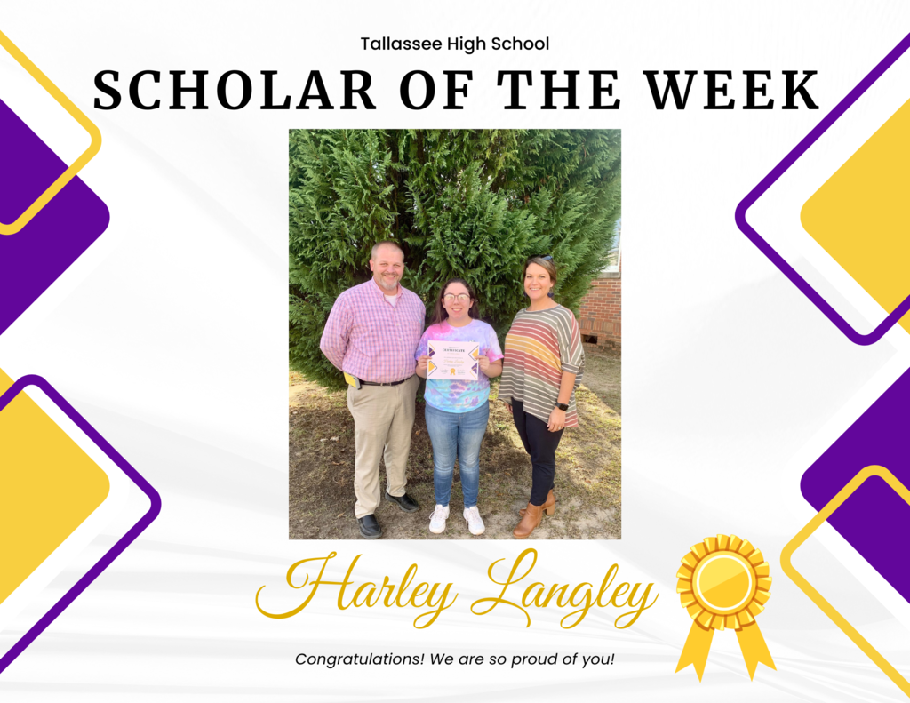 THS Scholar of the Week Harley Langley