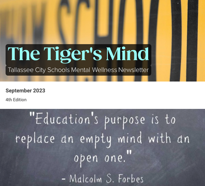 Sept. Tiger's Mind Newsletter