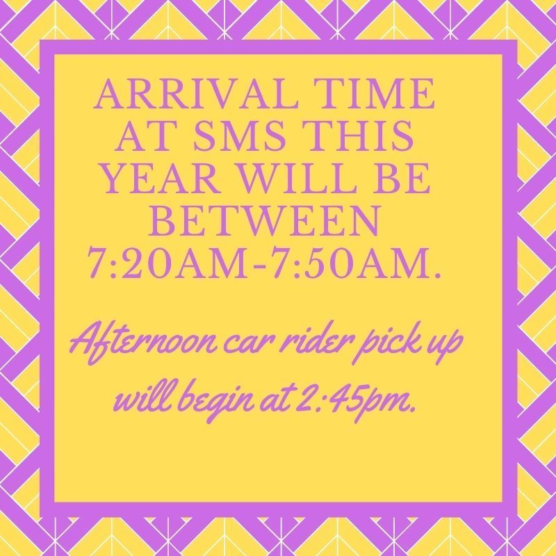 Arrival and Pickup times for SMS